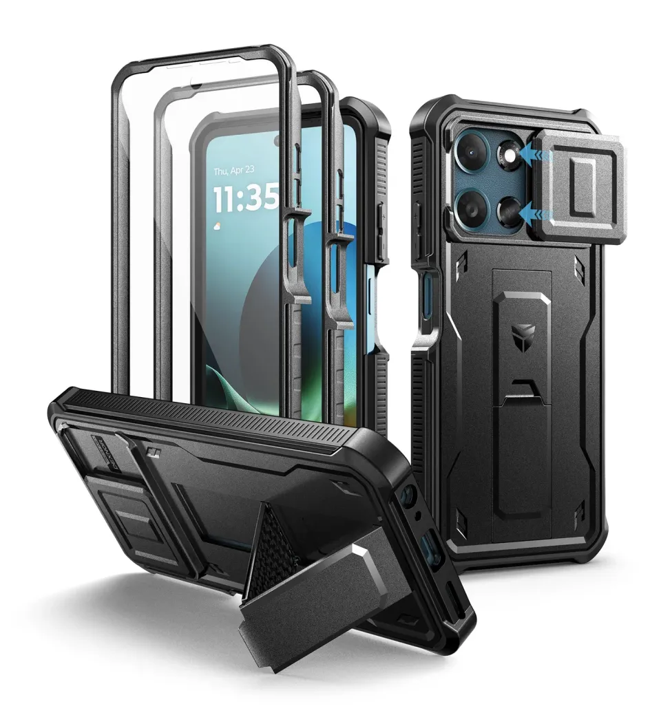 Dexnor Moto G 2026 cover nera antishock con vetro