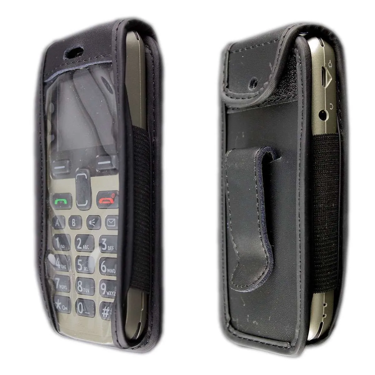 caseroxx Doro 5030 5031 custodia cintura pelle nera
