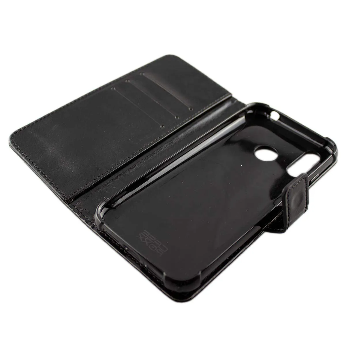 caseroxx Bookstyle Custodia Gigaset GS3 Nera Portacarte