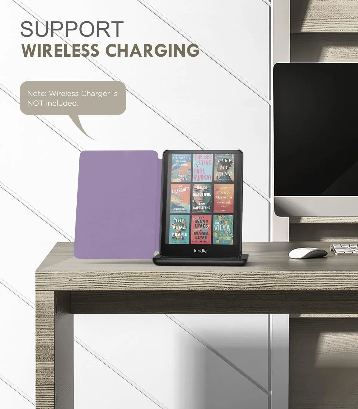 MoKo Kindle Paperwhite 12a Gen Colorsoft cover taro viola