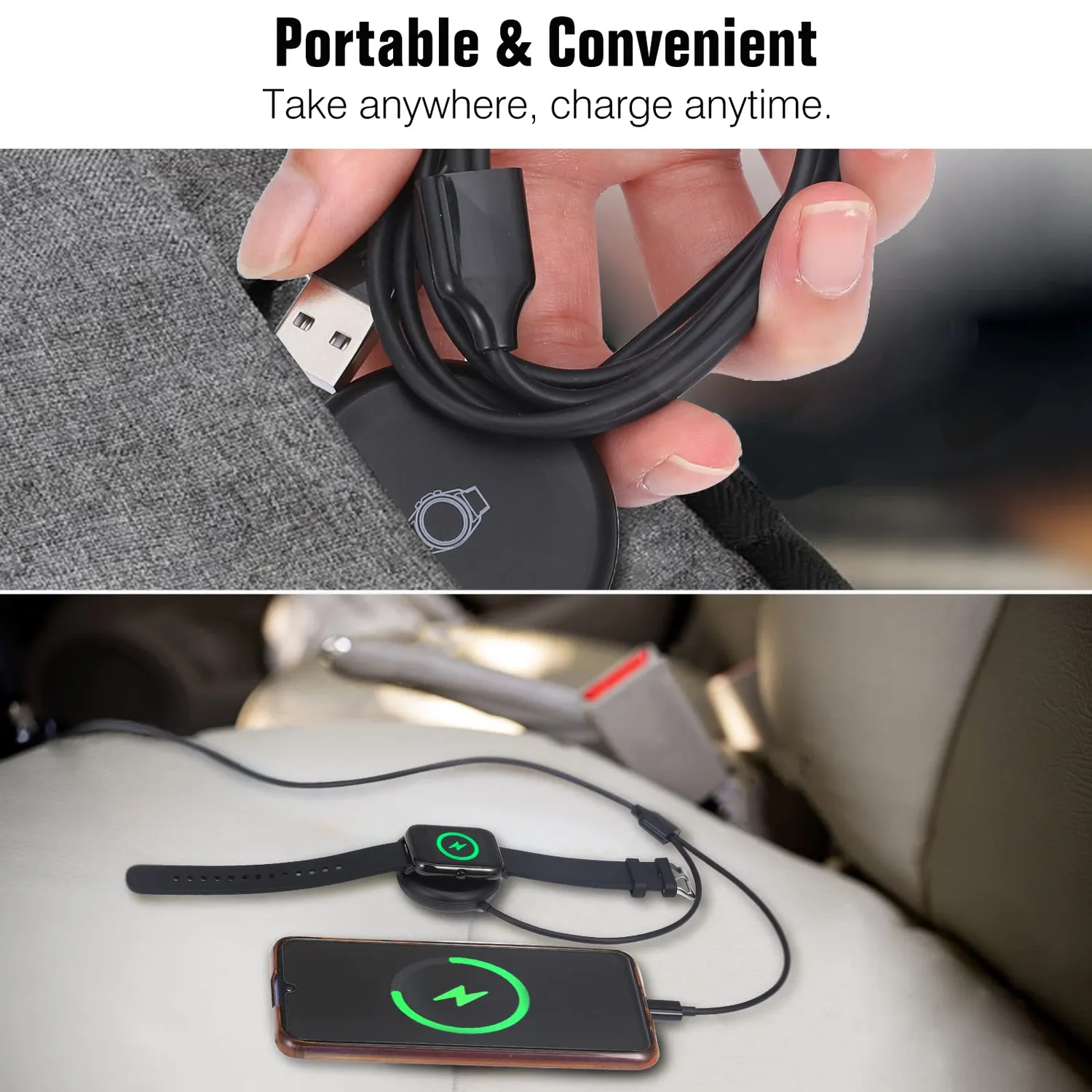MoKo Caricatore Wireless 2 in 1 Samsung Watch telefono