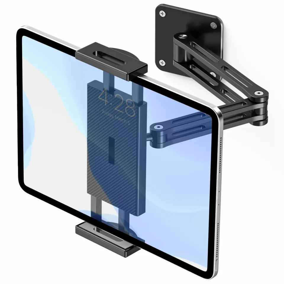 MoKo Supporto Parete Tablet 4,7-13" Nero Braccio 45cm