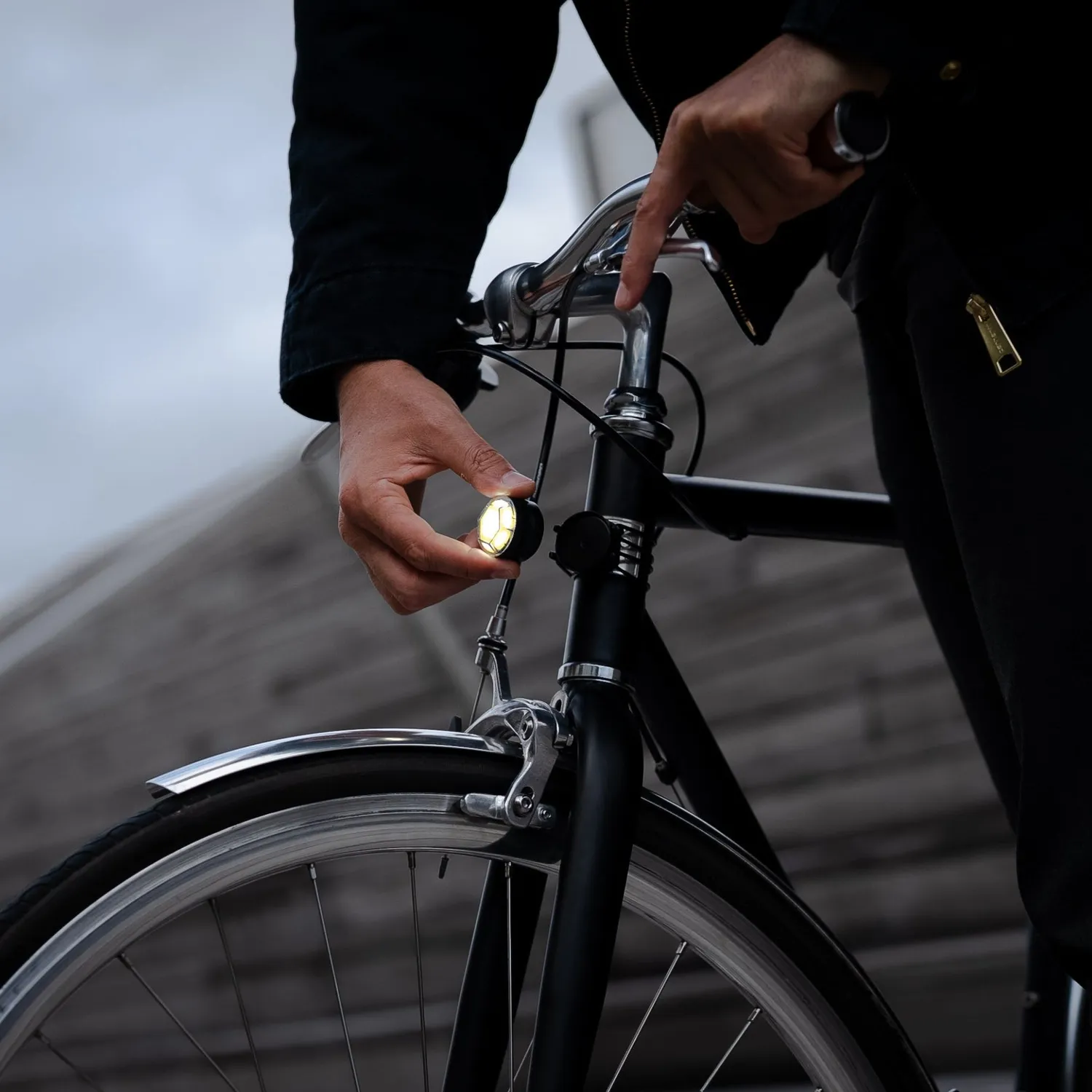 Shapeheart mini luce bici magnetica anteriore ricaricabile