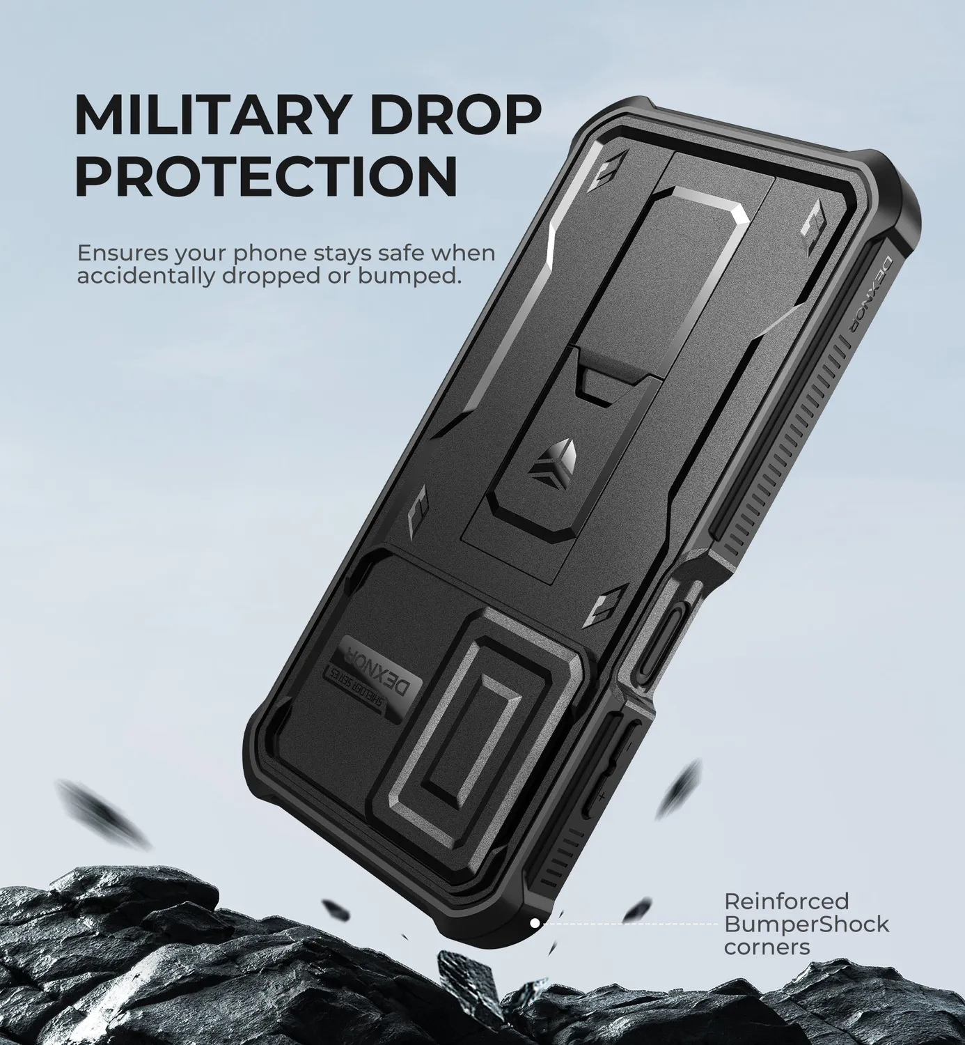 Dexnor Galaxy A26 5G cover verde antiurto 2 pellicole