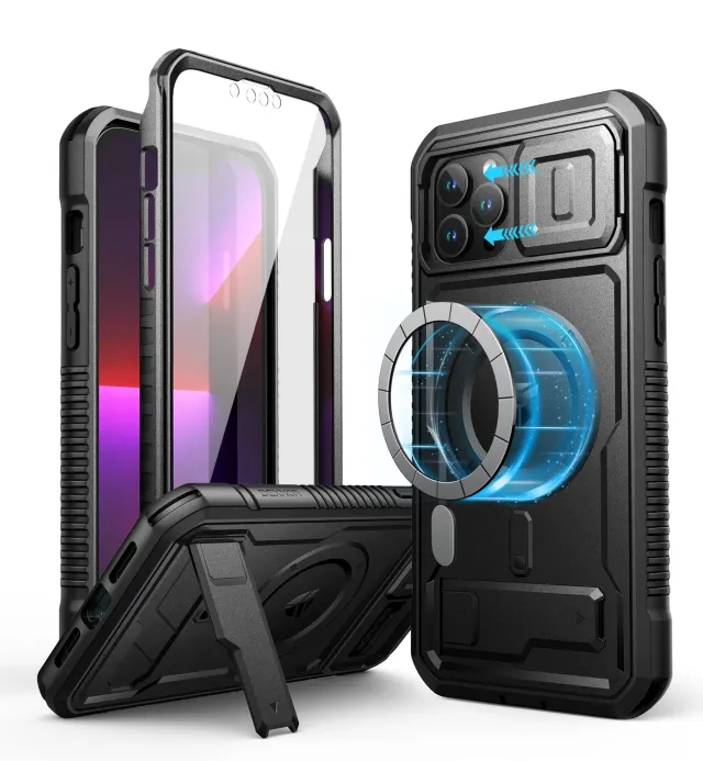 Dexnor iPhone 13 Pro Max cover MagSafe antiurto nera