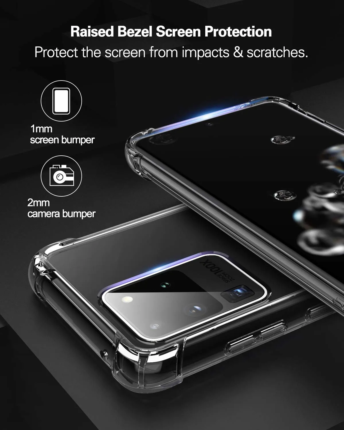 MoKo Galaxy S20 Ultra cover rigida trasparente TPU