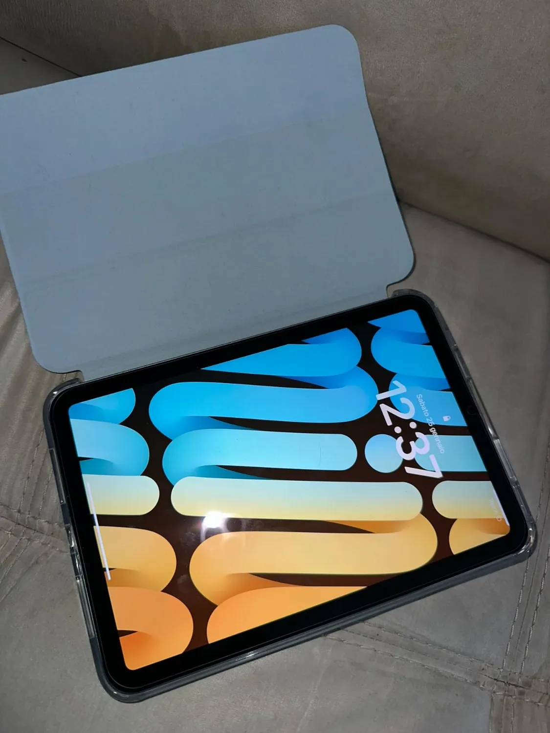 MoKo cover iPad mini 6-7 8,3" fiori fragranti con pencil holder