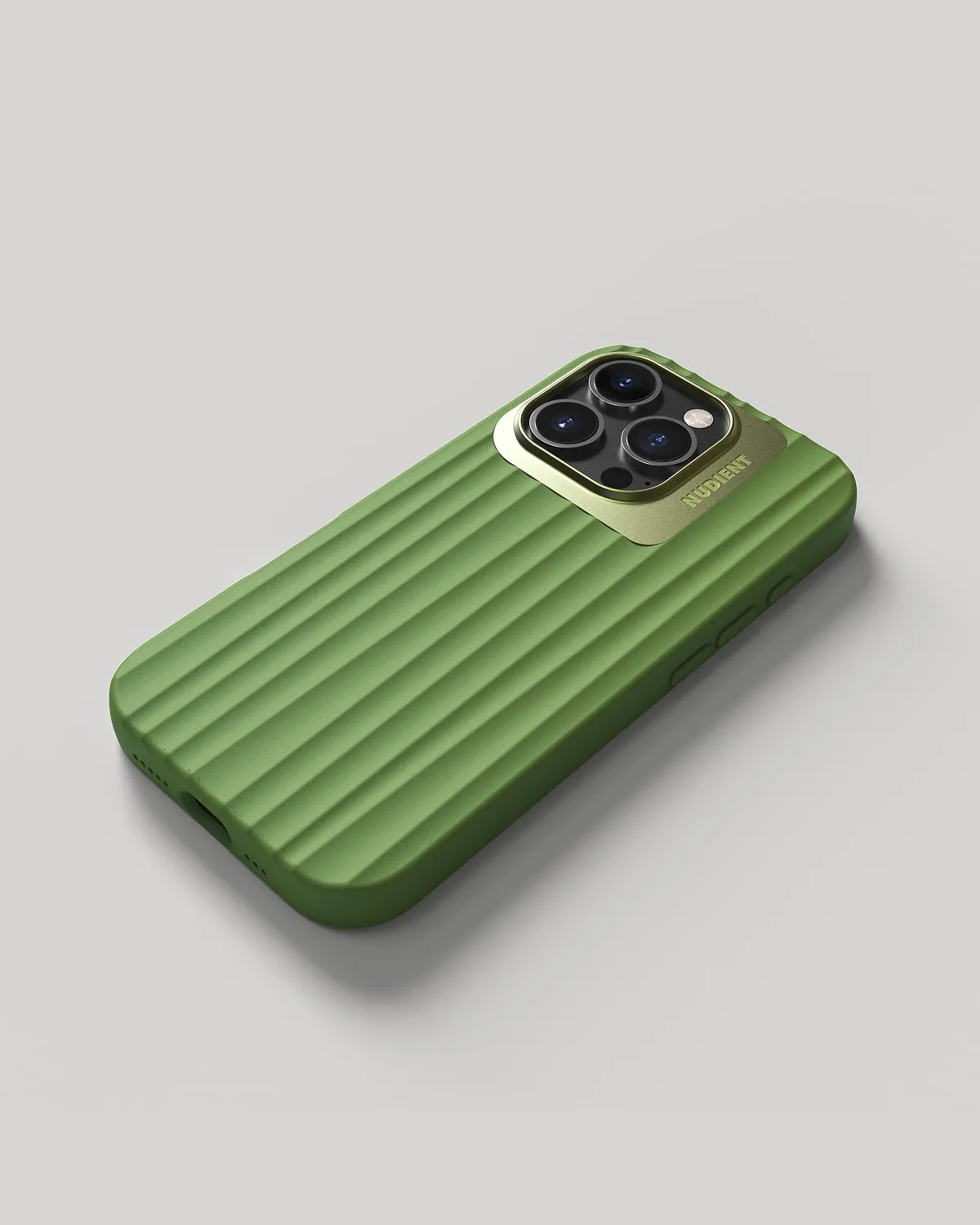 Nudient Bold Case custodia iPhone 16 Pro Khaki MagSafe antiurto