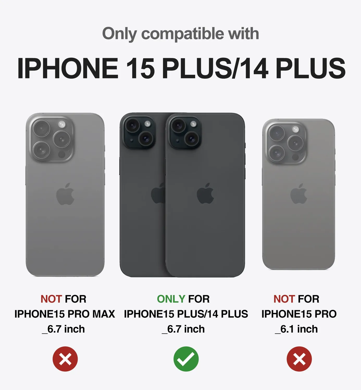 Dexnor iPhone 15 Plus 14 Plus cover antishock nera kickstand