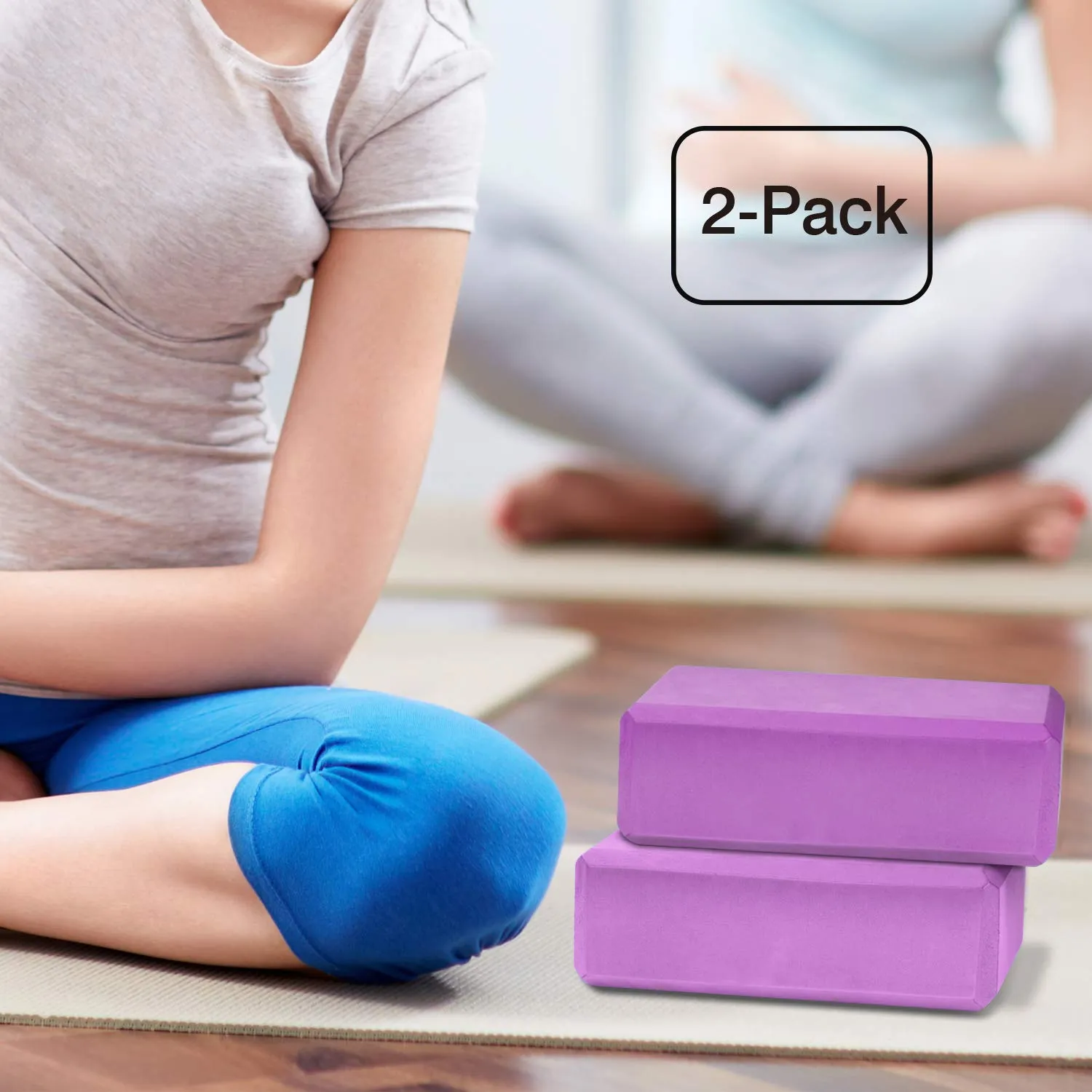 MoKo Blocchi Yoga Set 2 Pezzi EVA 23x15x7,5 cm