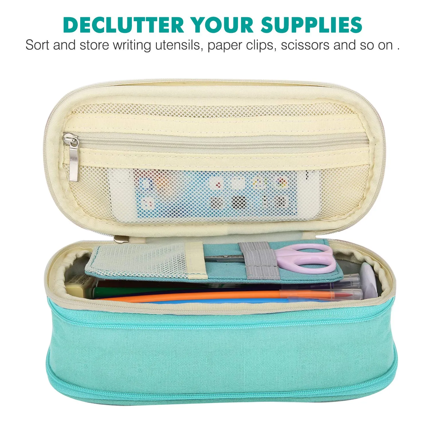 MoKo astuccio portamatite tela grande capacità organizer