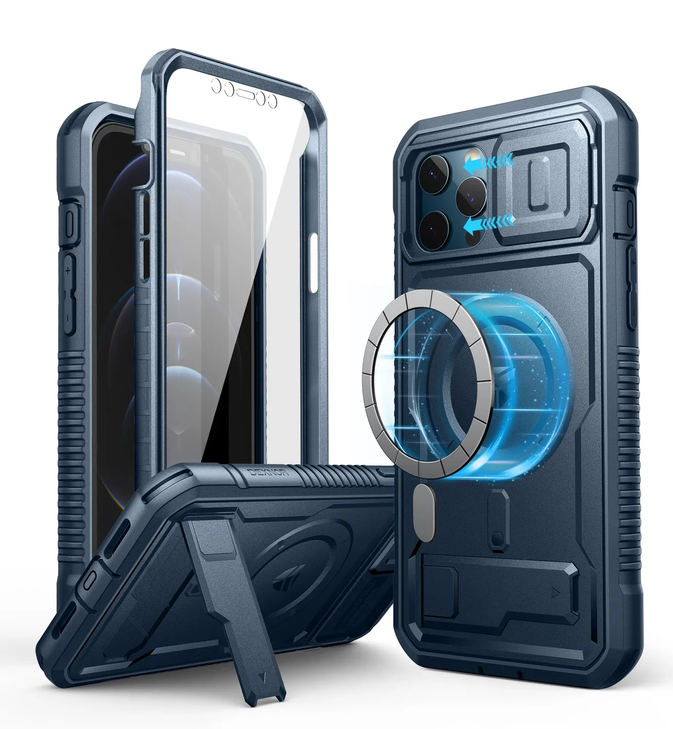 Dexnor iPhone 12 Pro Max cover nera MagSafe robusta