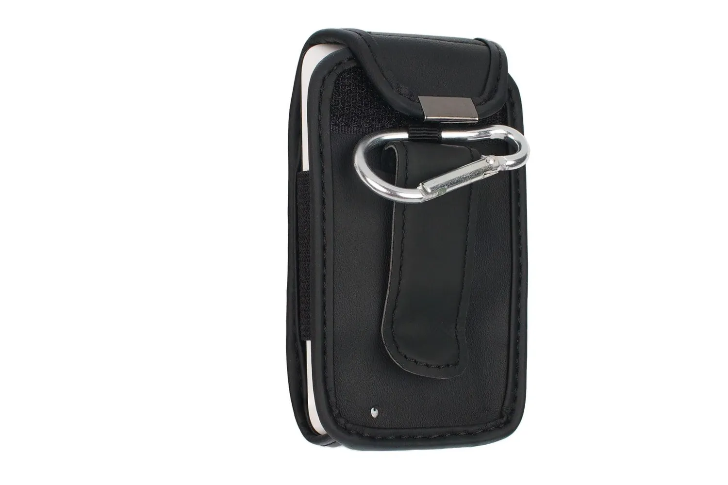 caseroxx Dexcom G7 custodia pelle clip cintura nero con finestra