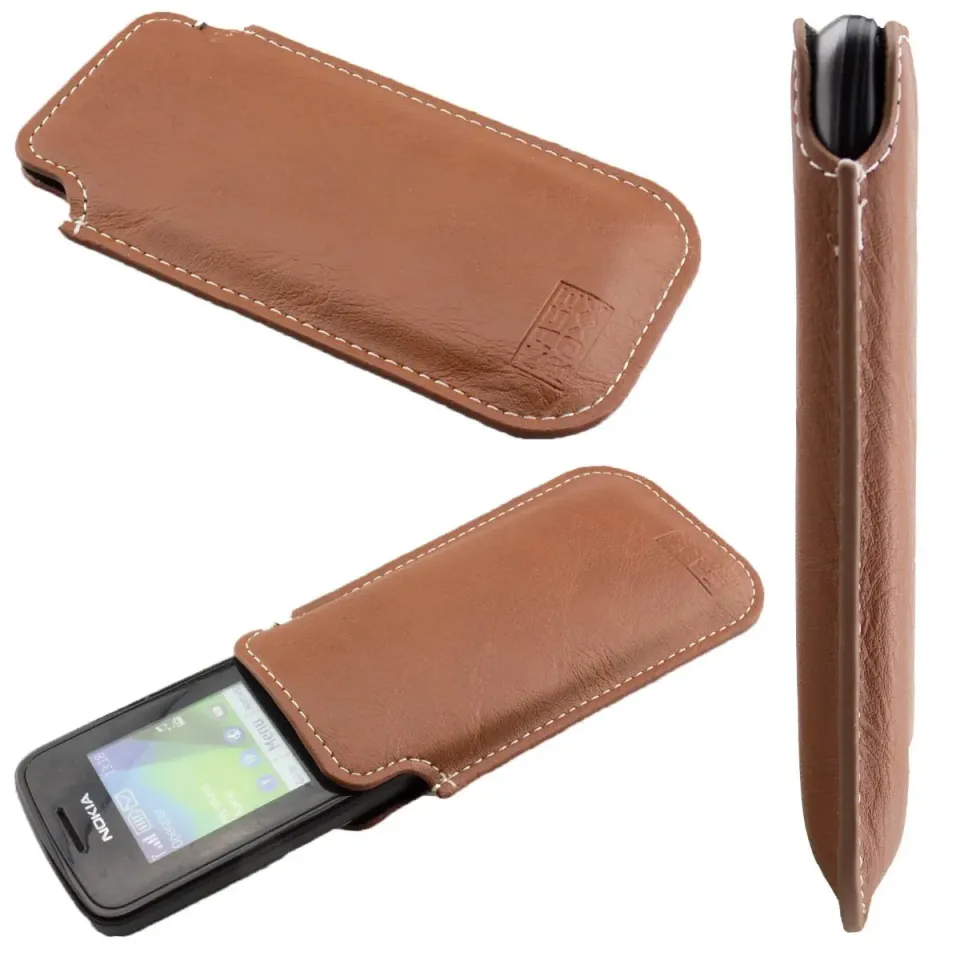 caseroxx Business-Line Nokia C2 Borsello marrone similpelle