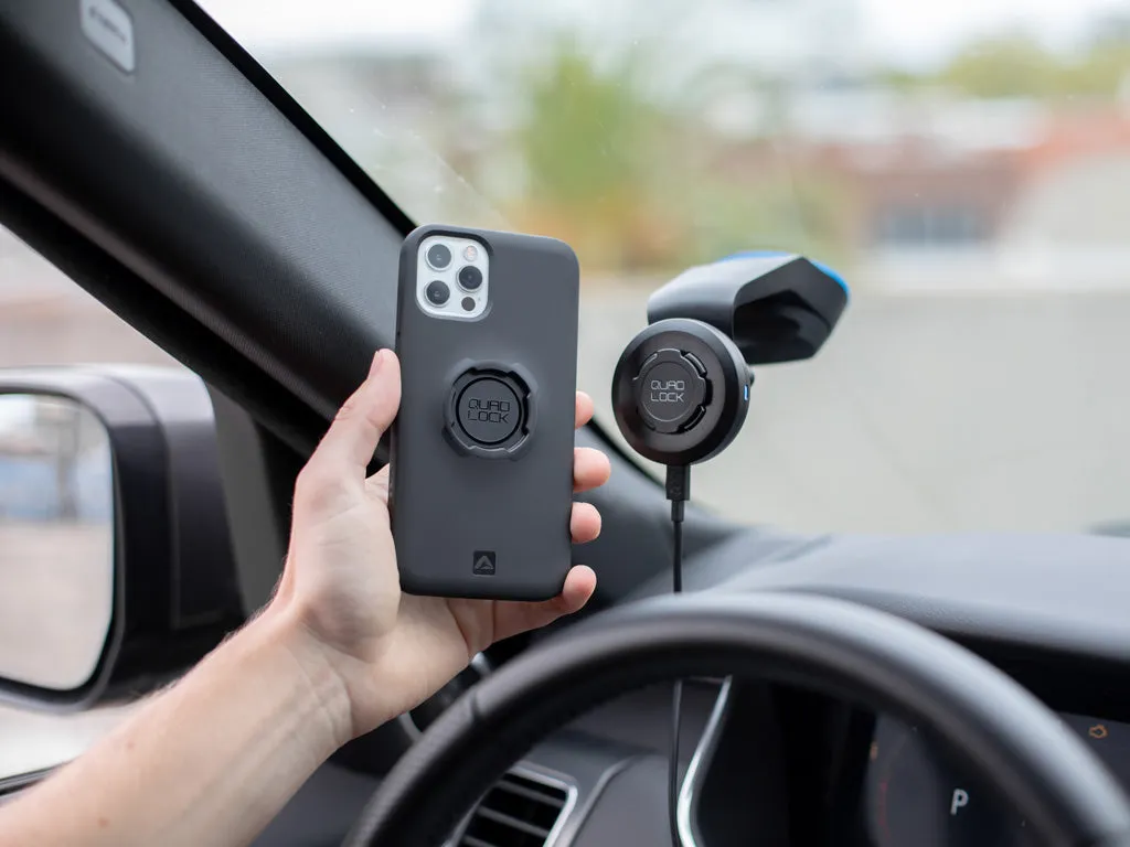 Quad Lock Testa Ricarica Wireless Auto supporto magnetico
