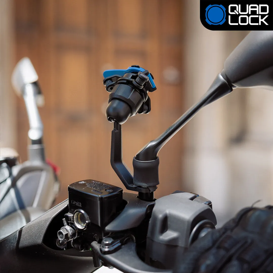 Quad Lock Supporto stelo specchietto moto scooter alluminio