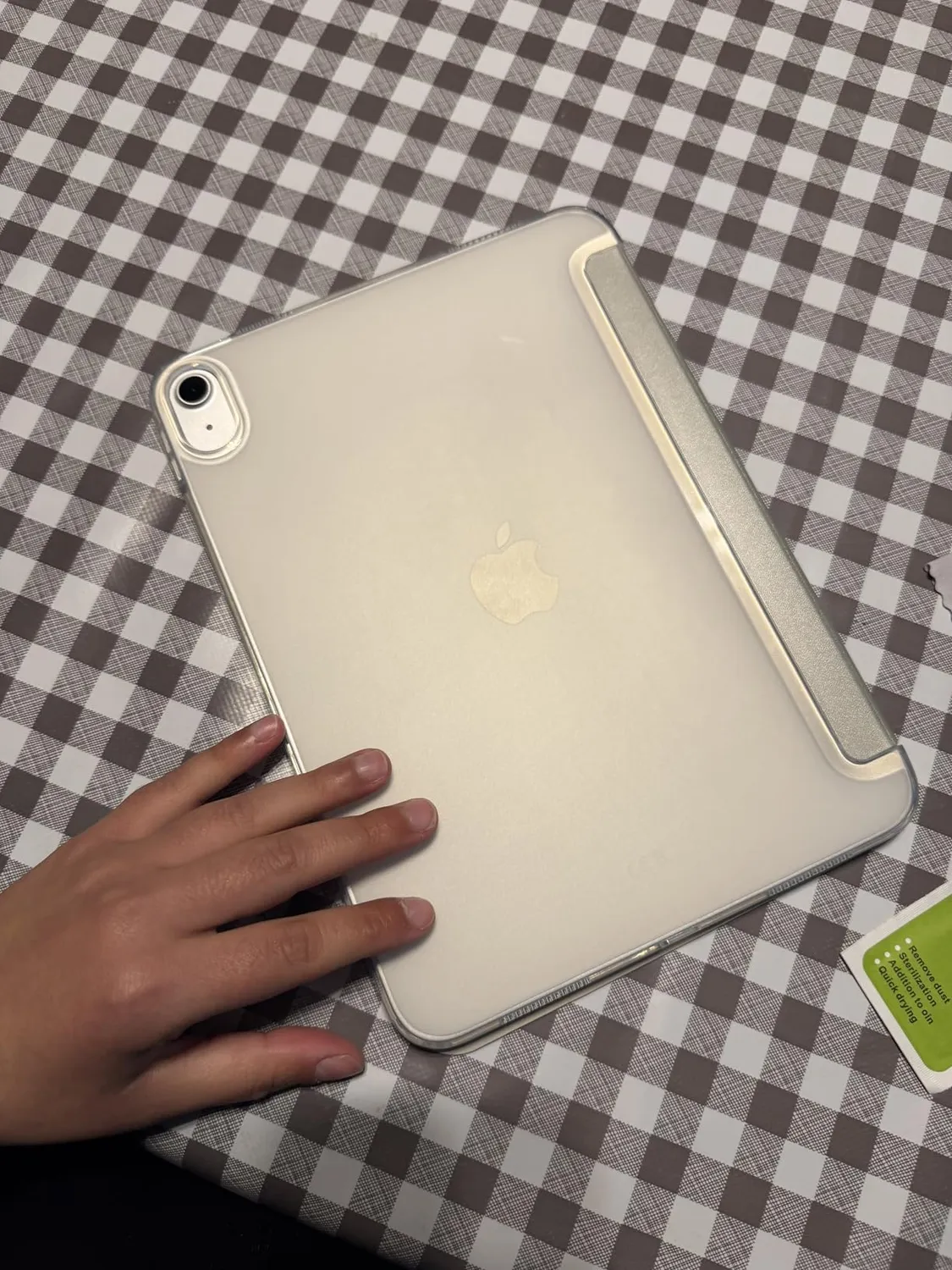 MoKo Cover iPad 11 10a Glitterato Blu Cielo TPU