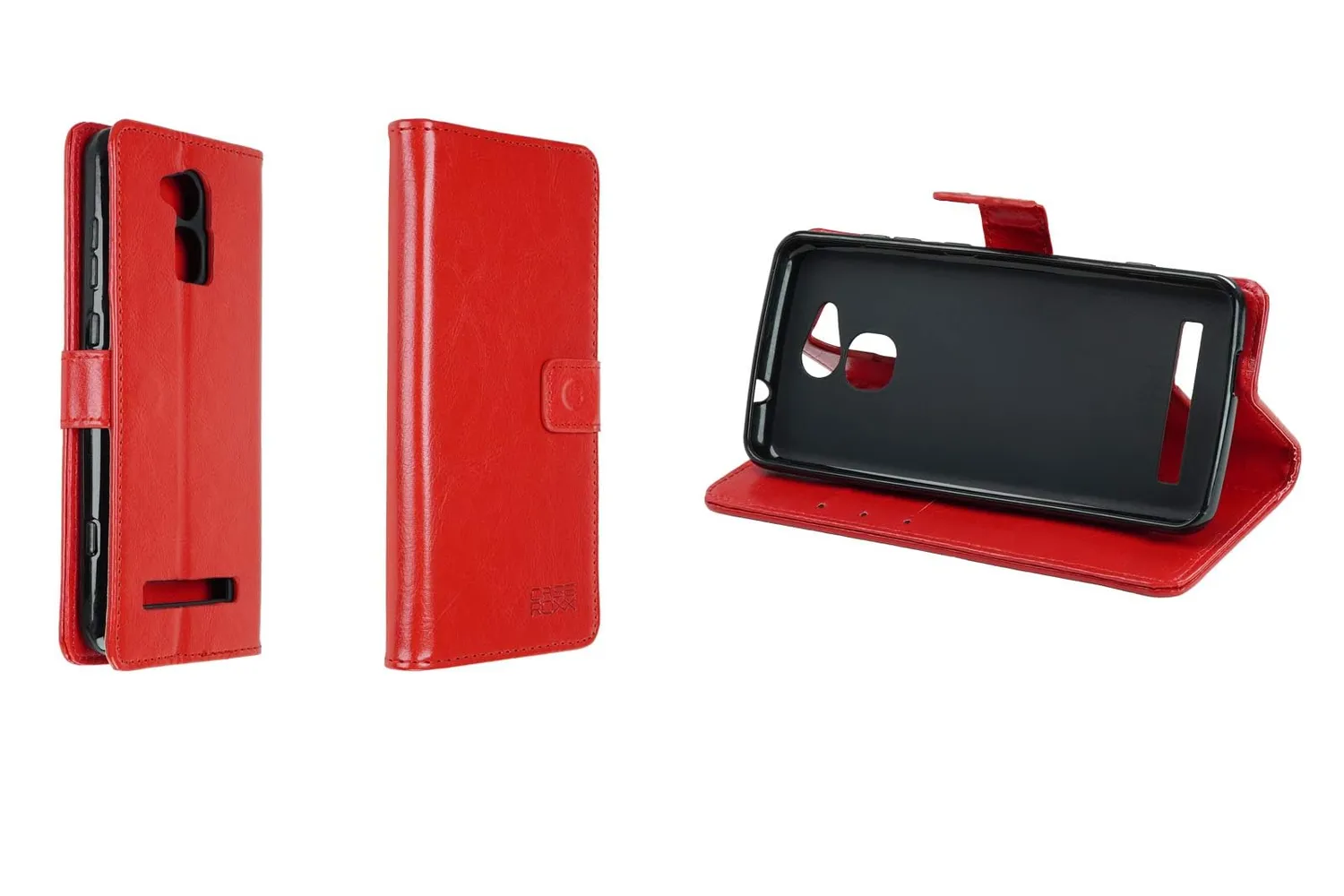 caseroxx Cover Libro SAIET STS550 Smart Senior Nera Stand