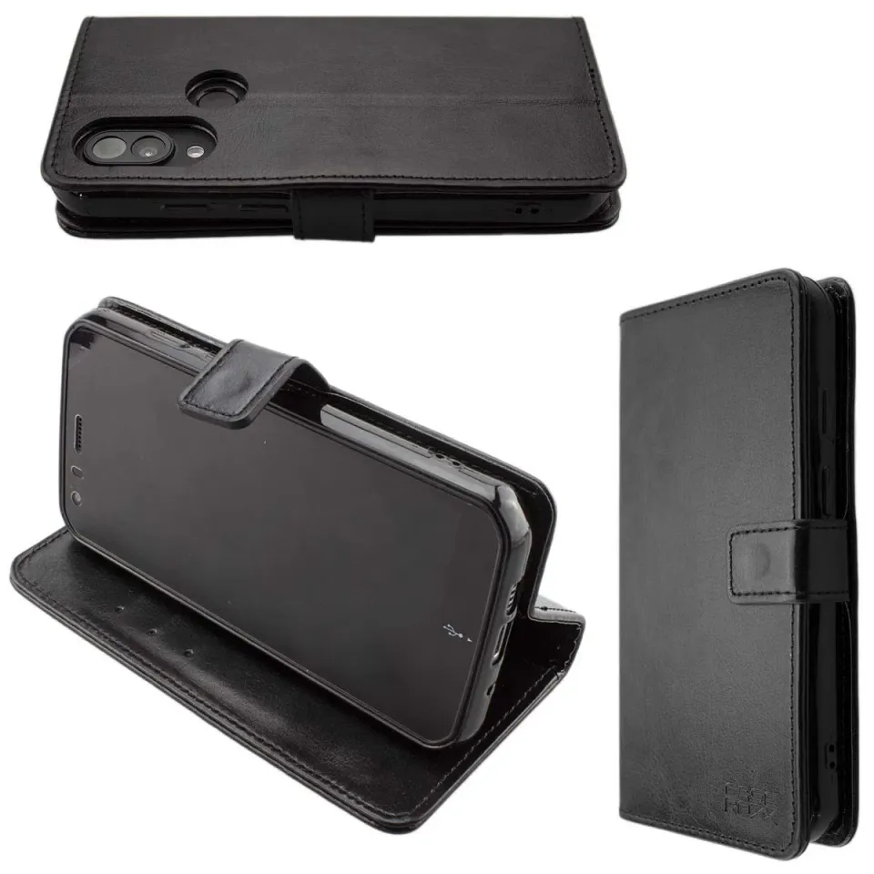 caseroxx Cat S62/S62 Pro custodia libro pelle nero