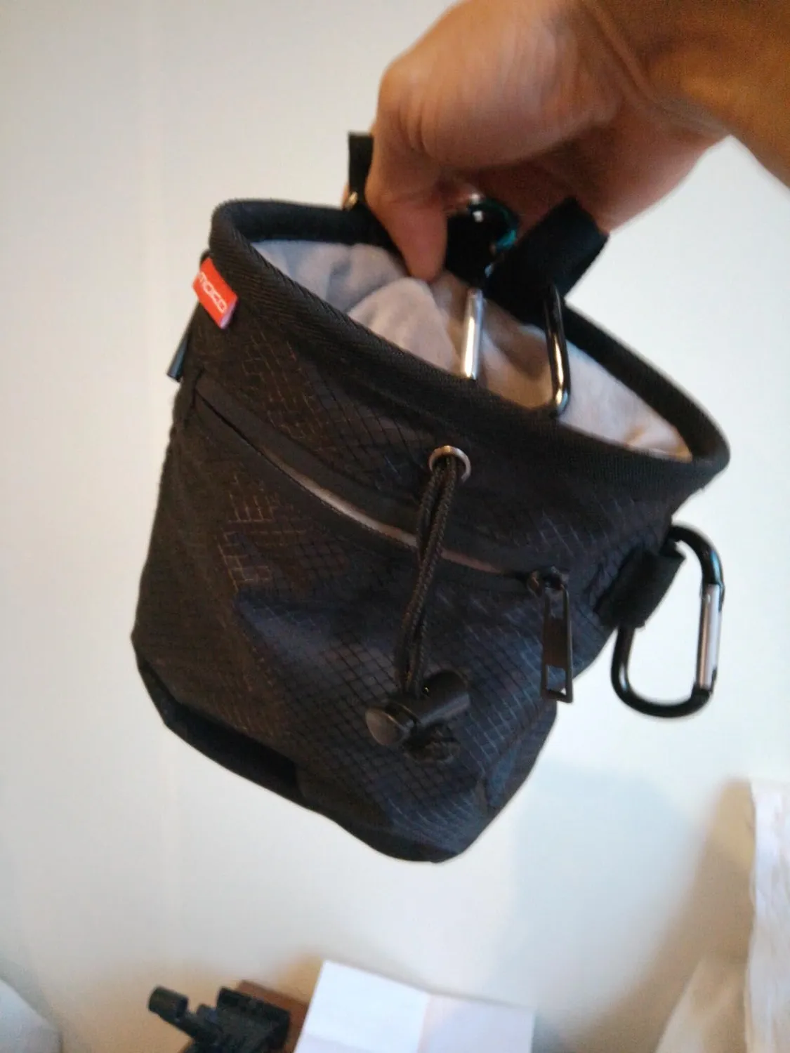 MoKo Borsa gesso arrampicata nera con cintura