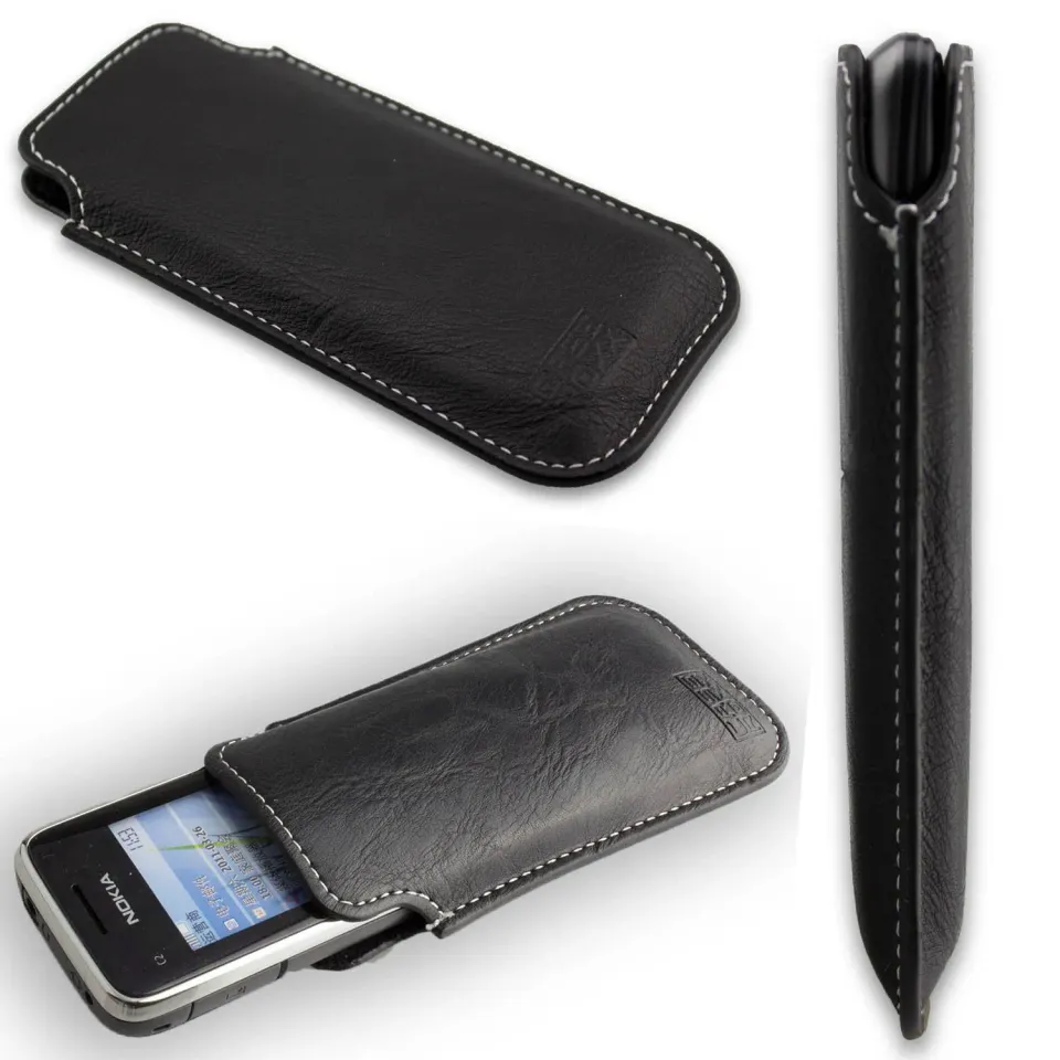 caseroxx Business-Line borsello Nokia C2-00 nero pelle