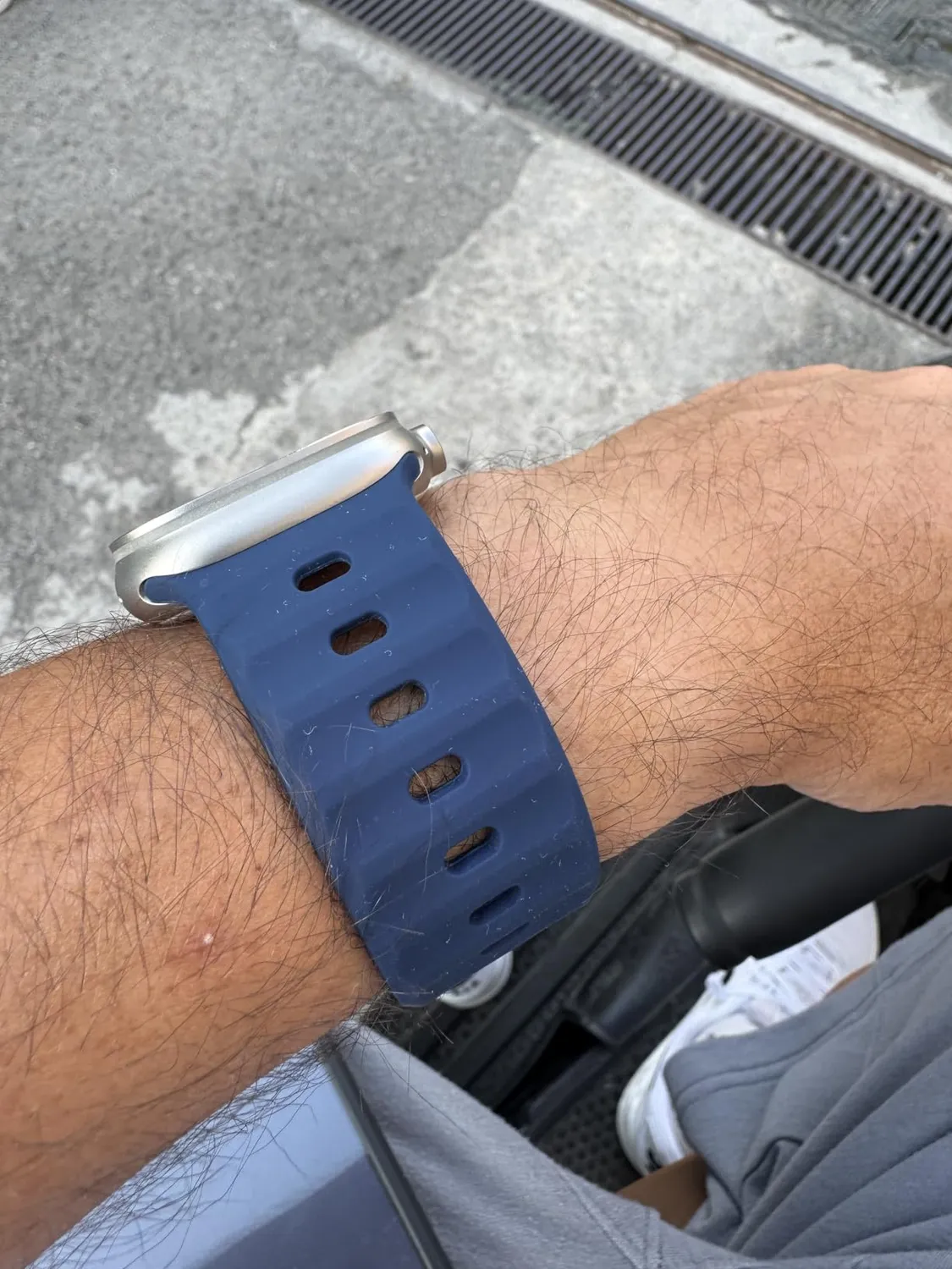 MoKo Cinturino Ocean Apple Watch 42/44/45/46/49mm Nero silicone