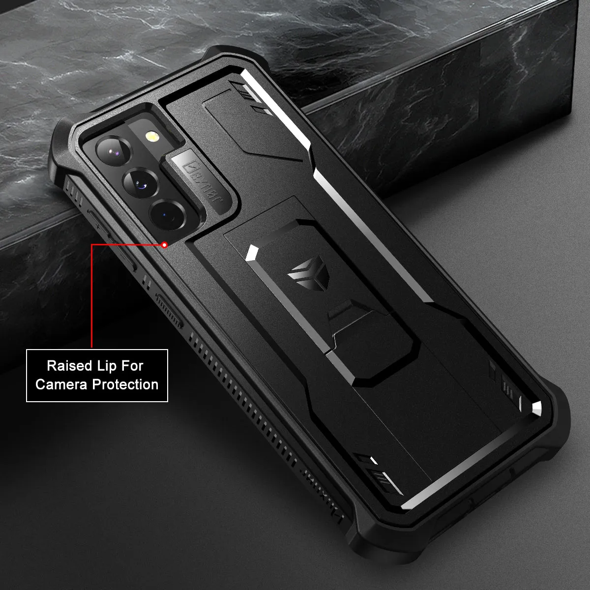 Dexnor Galaxy S21 Plus Cover nera antishock