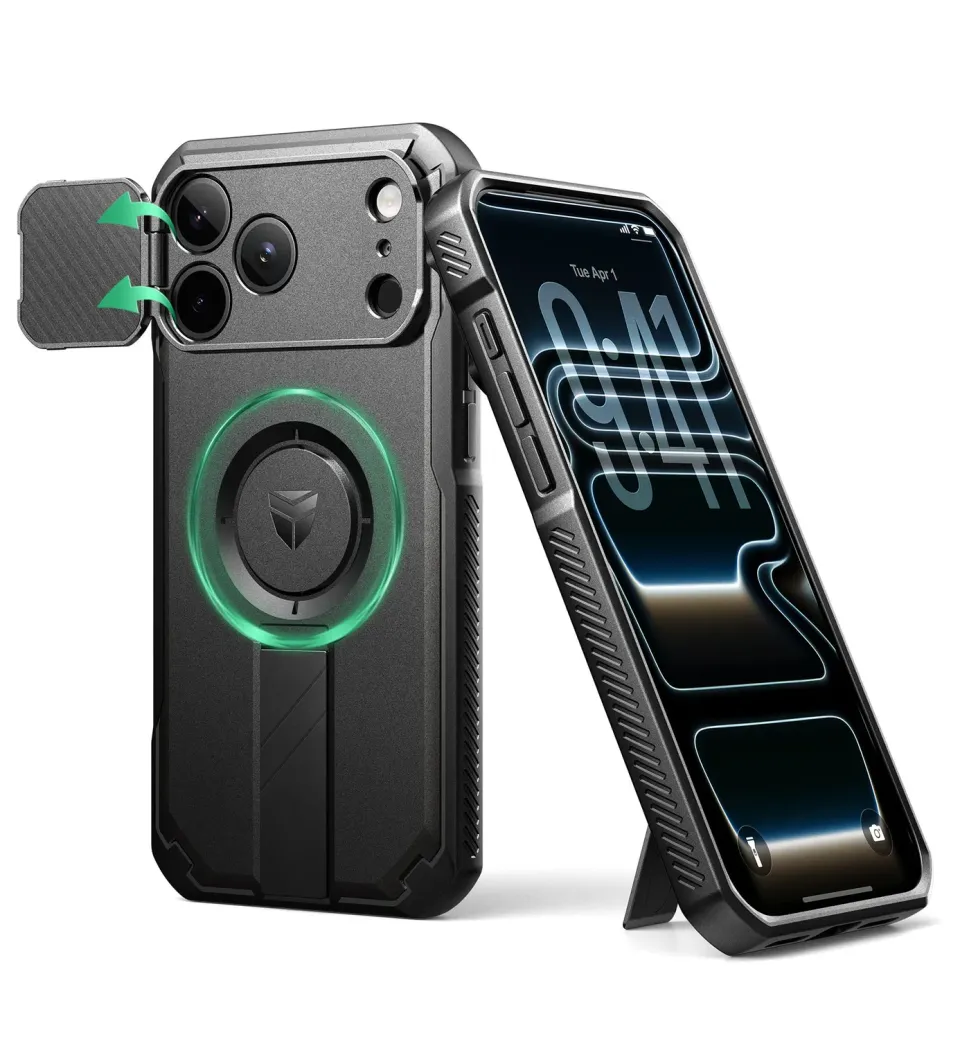 Dexnor iPhone 17 Pro Max 6.9 cover nera magsafe