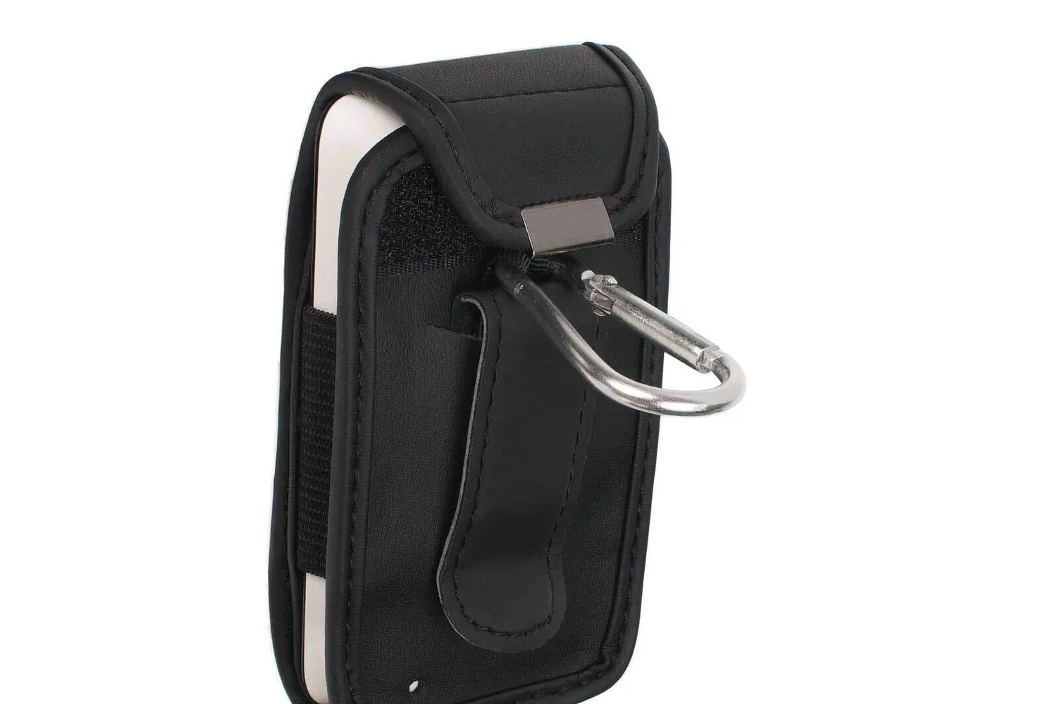 caseroxx Dexcom G7 custodia pelle clip cintura nero con finestra