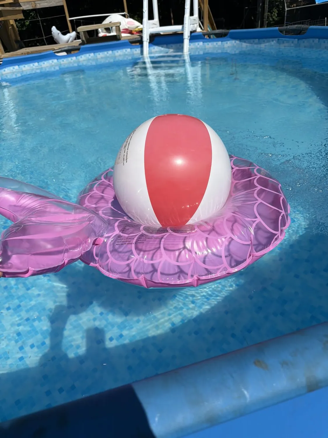 MoKo Sirena ciambella nuoto S 58cm argento gonfiabile