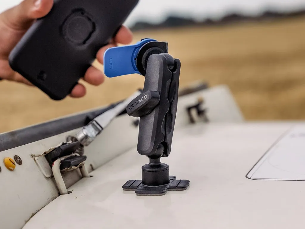 Quad Lock 360 Braccio perno doppio snodo telefono