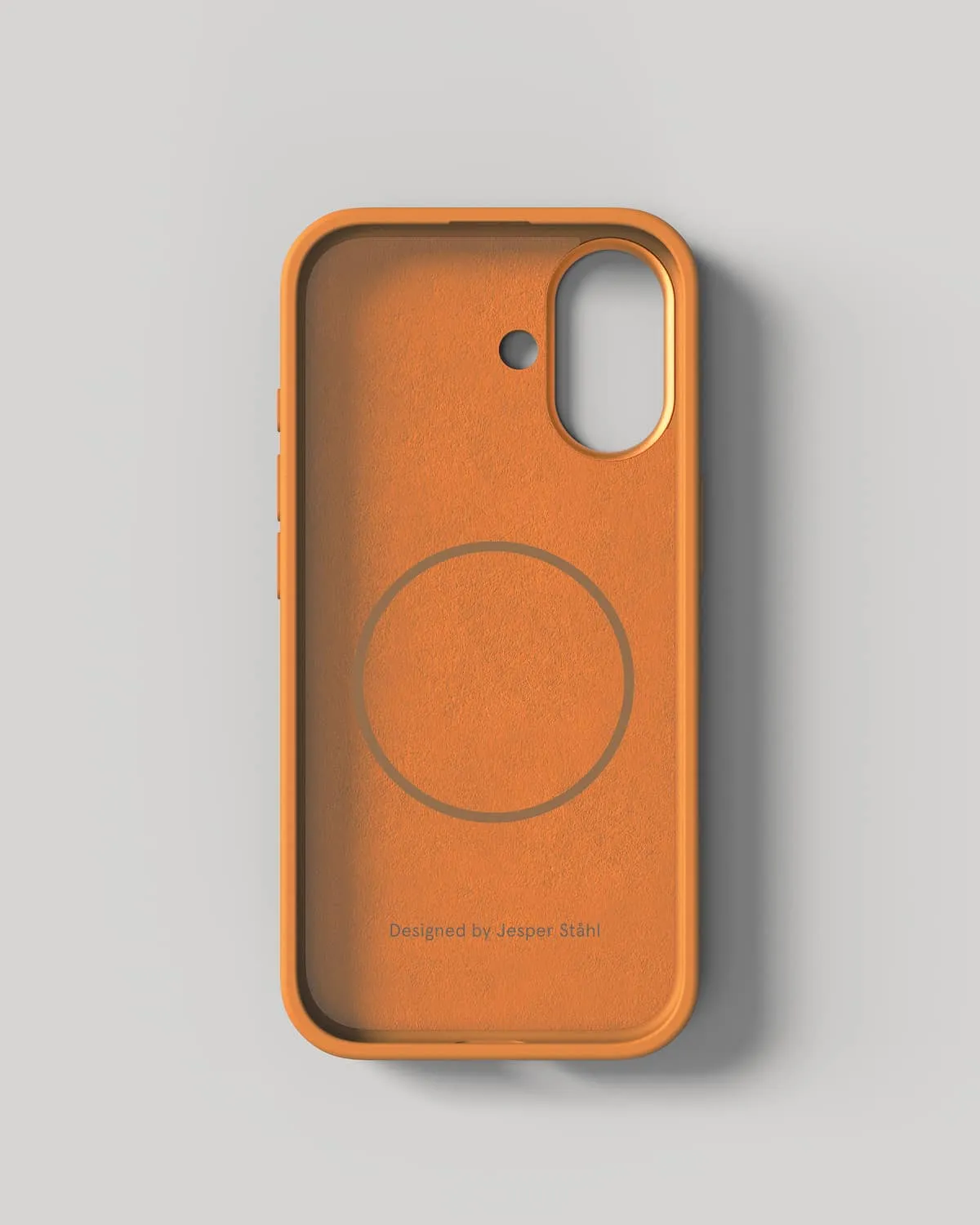 Nudient Bold Case cover iPhone 17 Magma Orange MagSafe