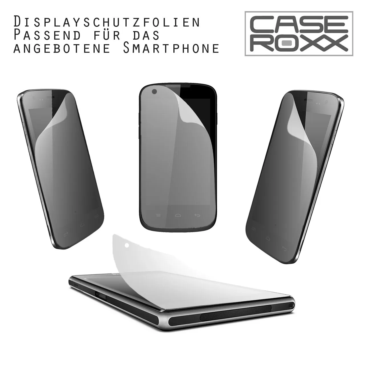 caseroxx TPU-Custodia Freestyle Libre 1/2 rossa con pellicola
