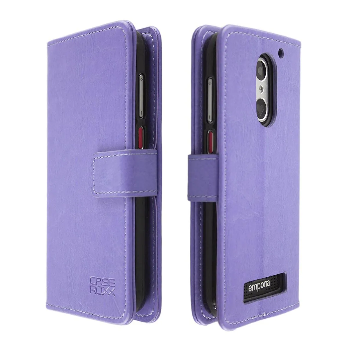 caseroxx Bookstyle Cover Emporia Smart 4 Nera Portafoglio