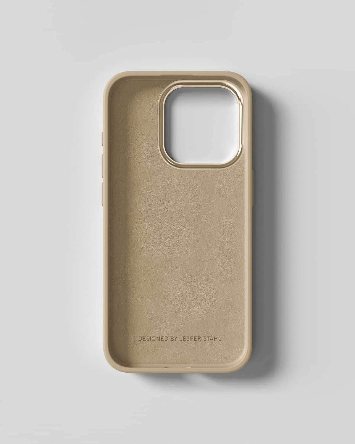 Nudient Bold Case iPhone 15 Pro cover Wool Beige MagSafe