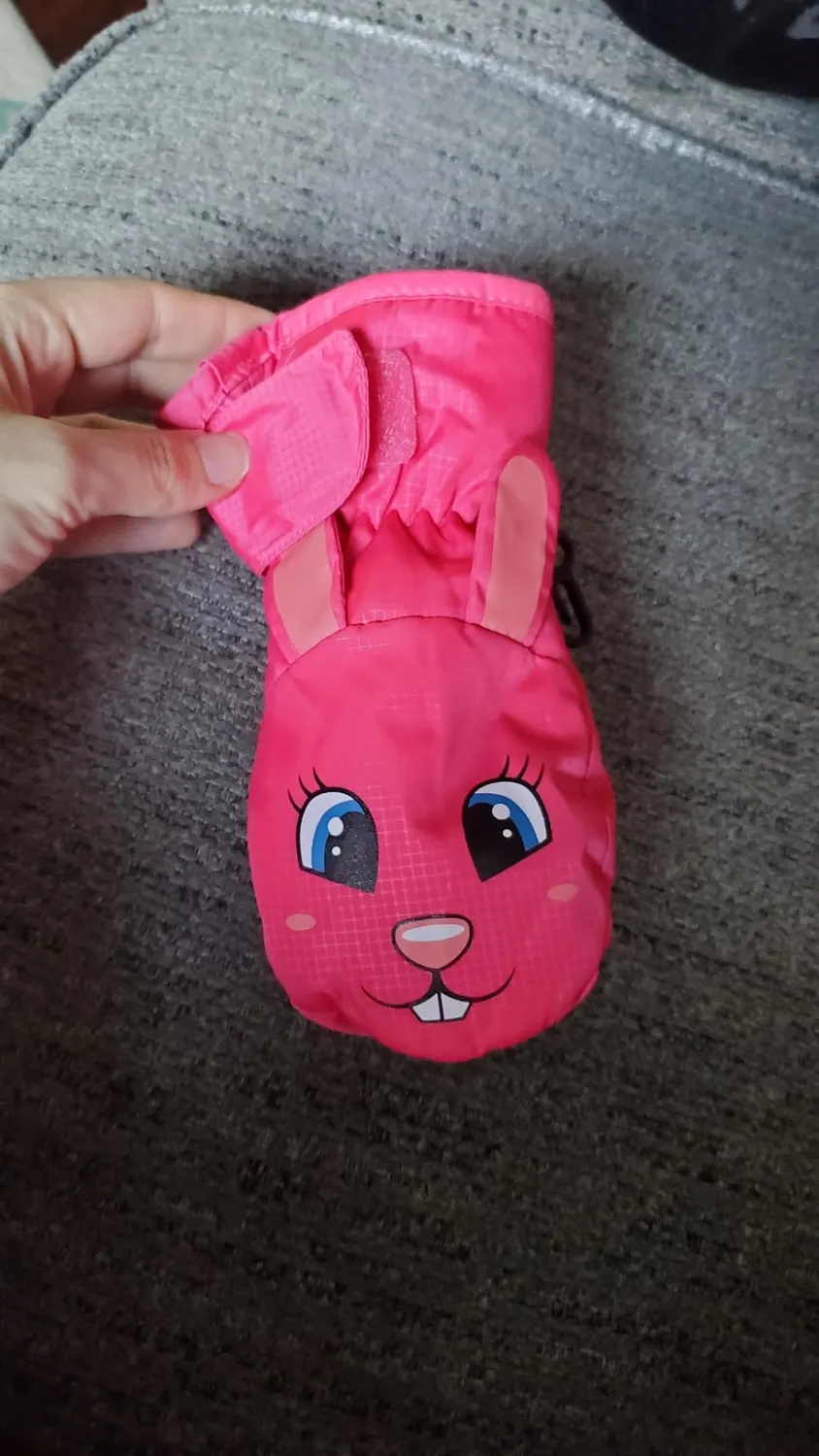 MoKo Guanti Sci Bambini Magenta S 1-3 Anni Impermeabili