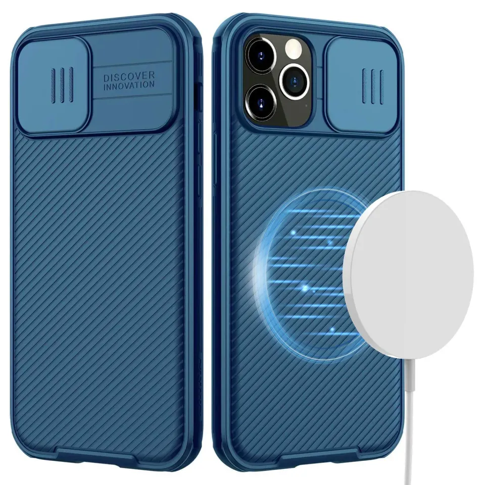 CloudValley iPhone 12 / 12 Pro Cover MagSafe Blu Sottile