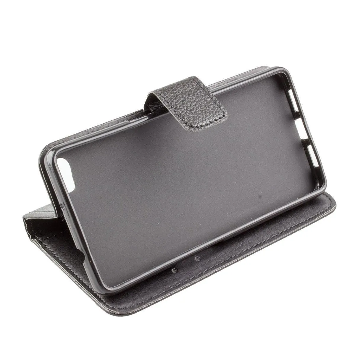 caseroxx Bookstyle Medion Life S5004 MD 99722 custodia nera