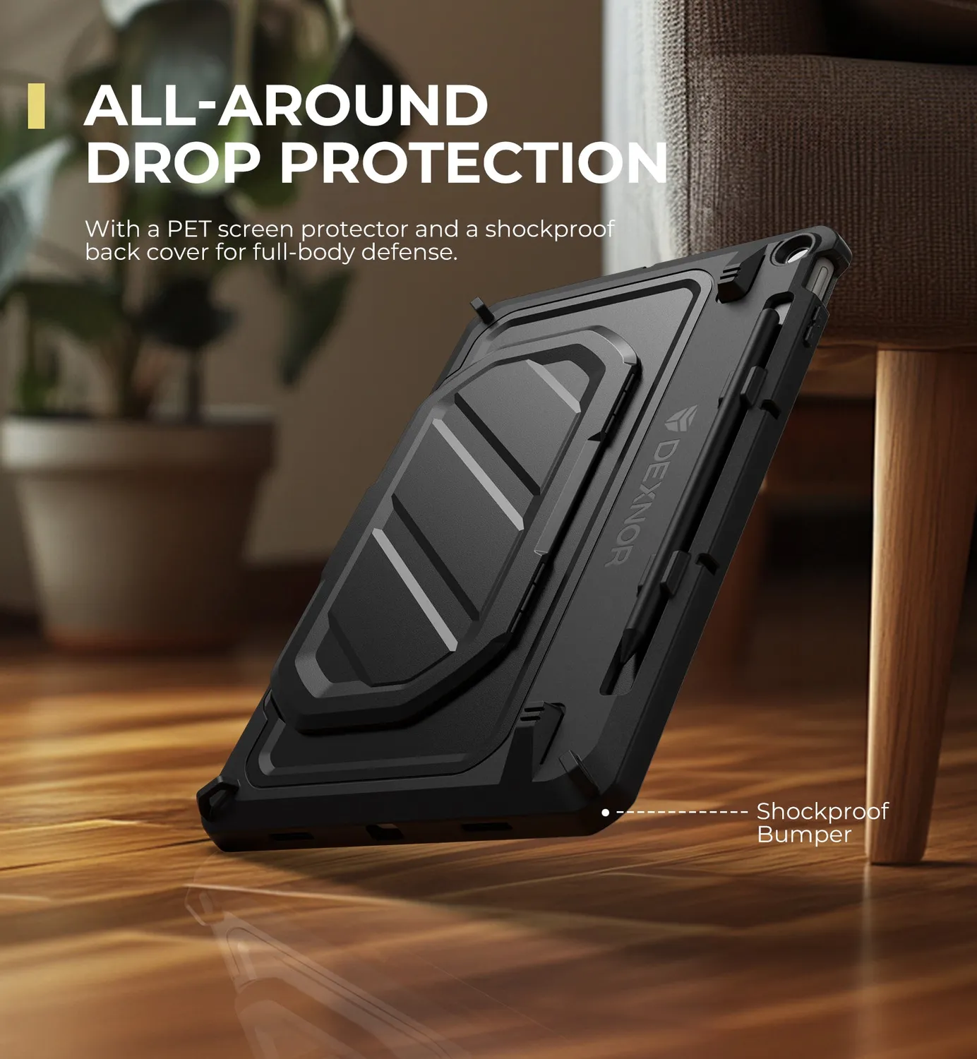 Dexnor Cover Pixel Tablet 11 Nera con Stand