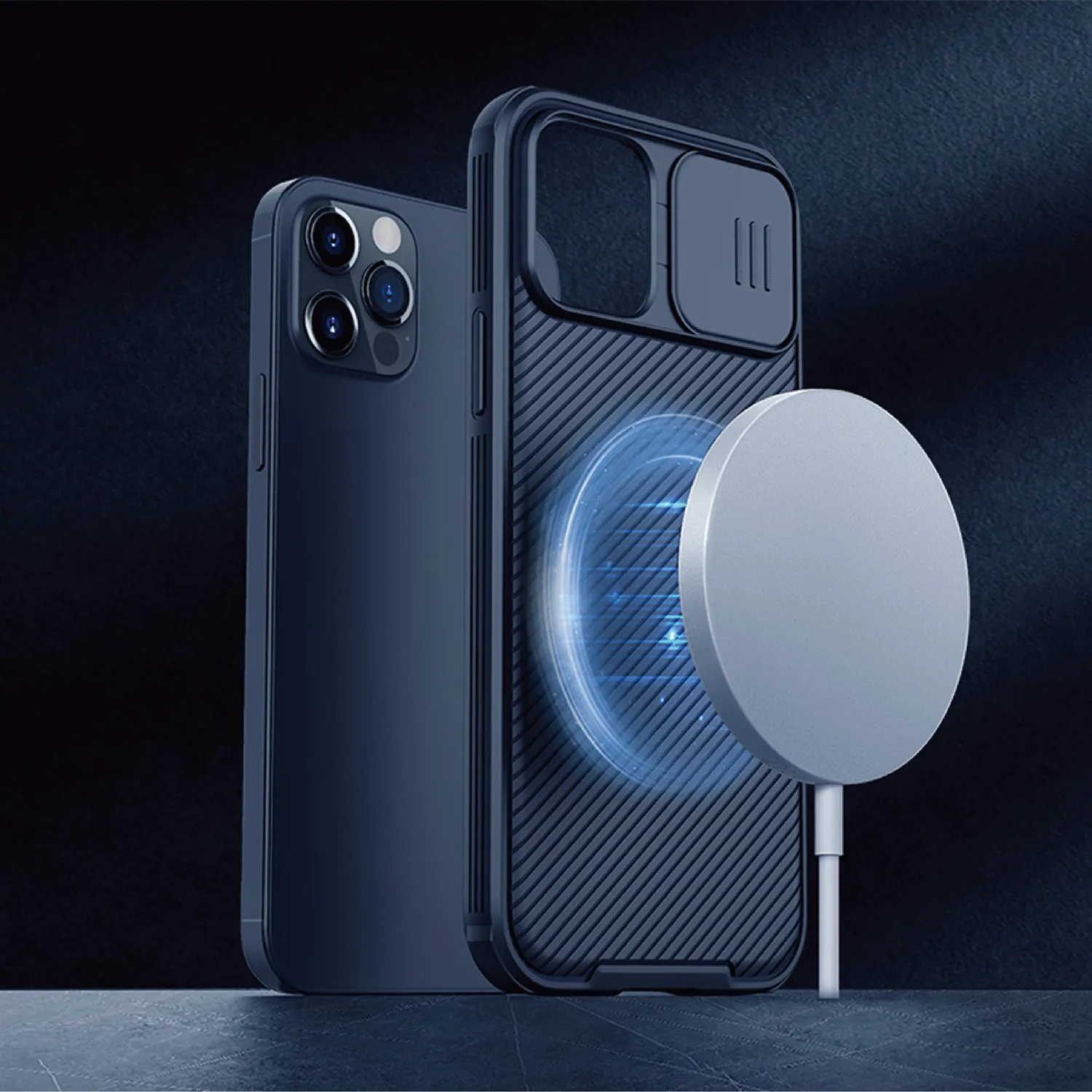 CloudValley iPhone 12 Pro Max Cover MagSafe Nera Sottile
