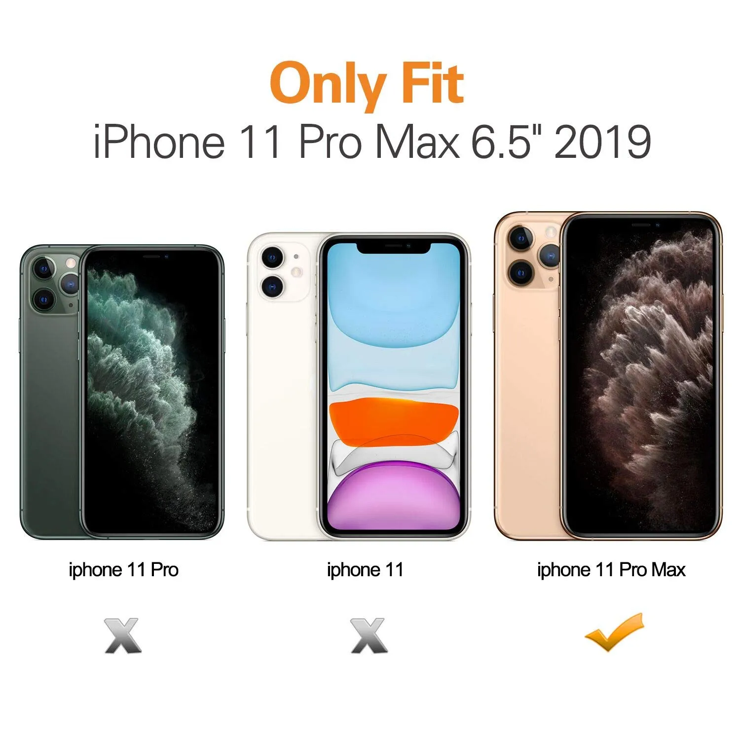MoKo Holster Cover per iPhone 11 Pro Max nero cavalletto antiurto