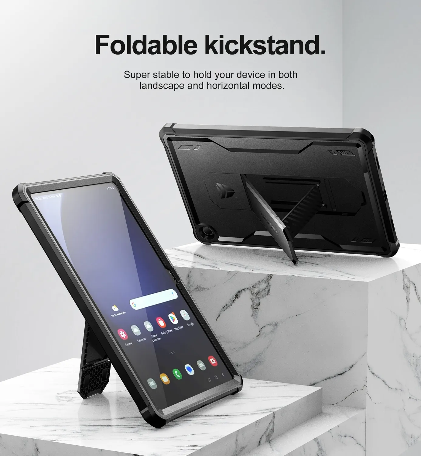 Dexnor Galaxy Tab A9 Plus 11" custodia nera antiurto pennino