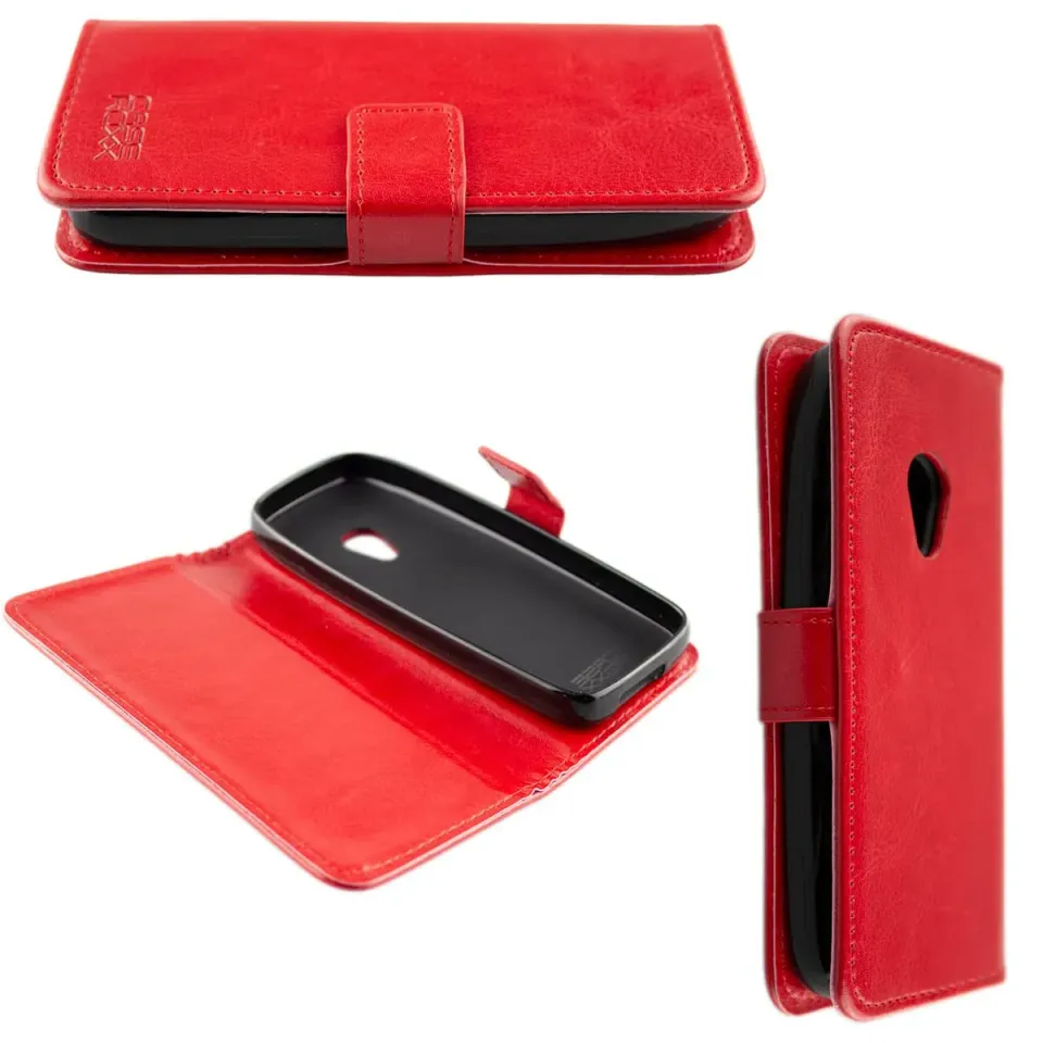 caseroxx Nokia 6310 2021 custodia a libro rossa portacarte