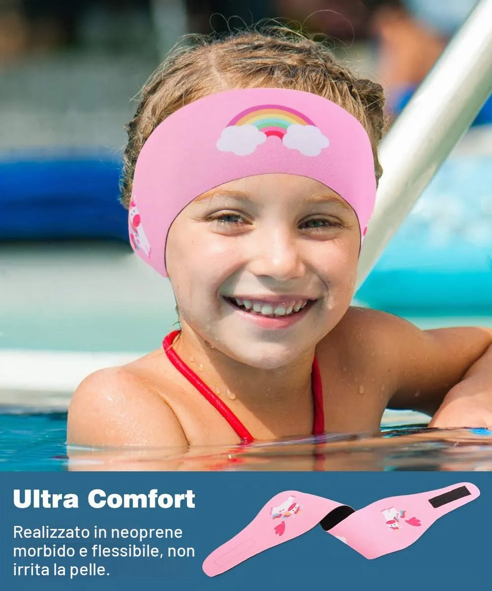 MoKo Fascia Nuoto Neoprene Protezione Orecchie