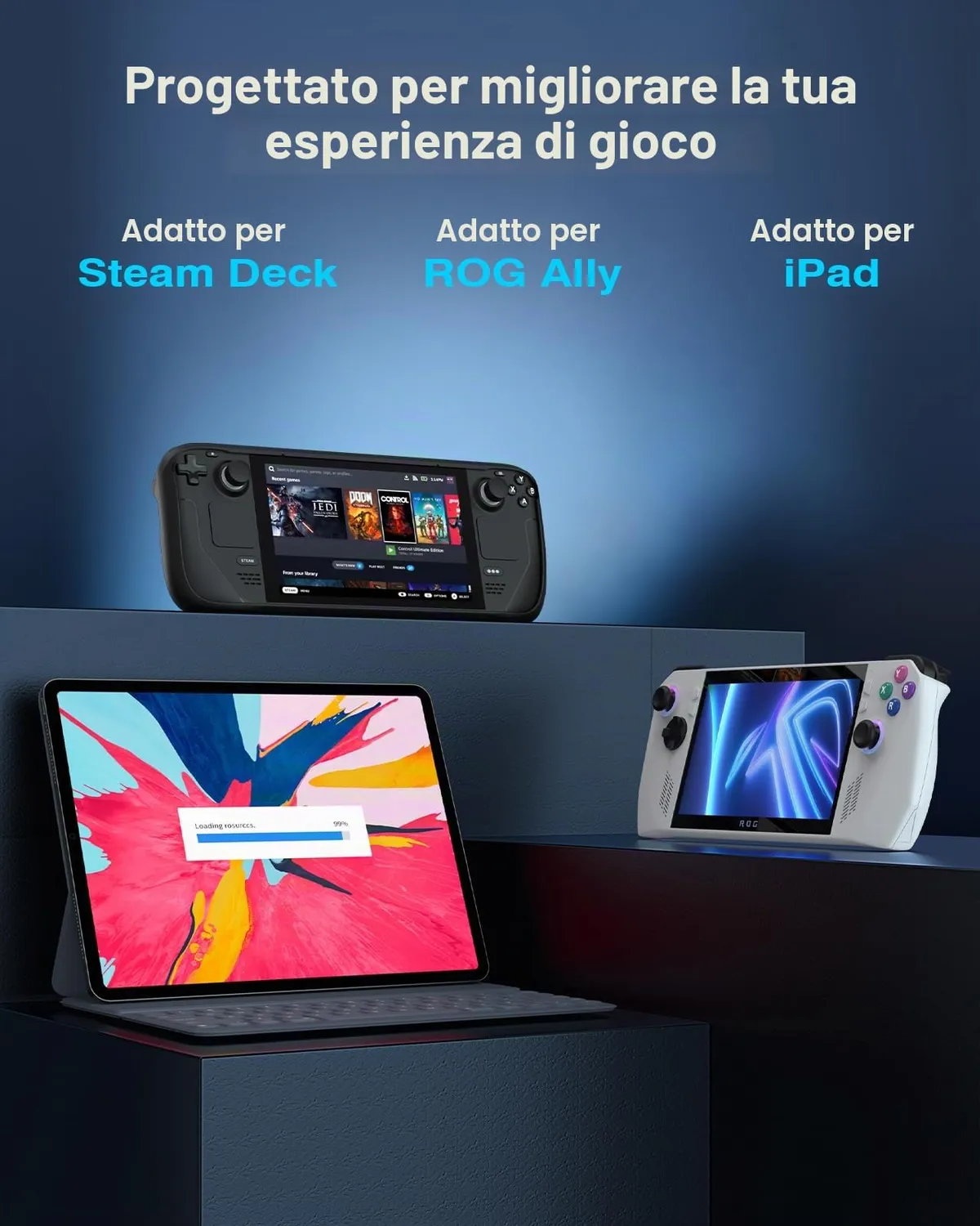 MoKo USB-C 180° Adattatore Type-C 240W 8K 2 pezzi