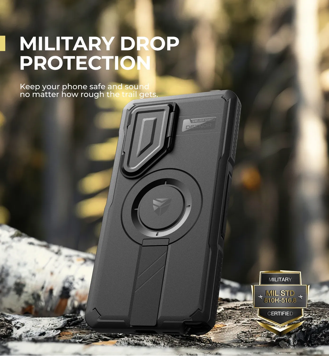 Dexnor Full Body Custodia Galaxy S25 Ultra Nera antiurto