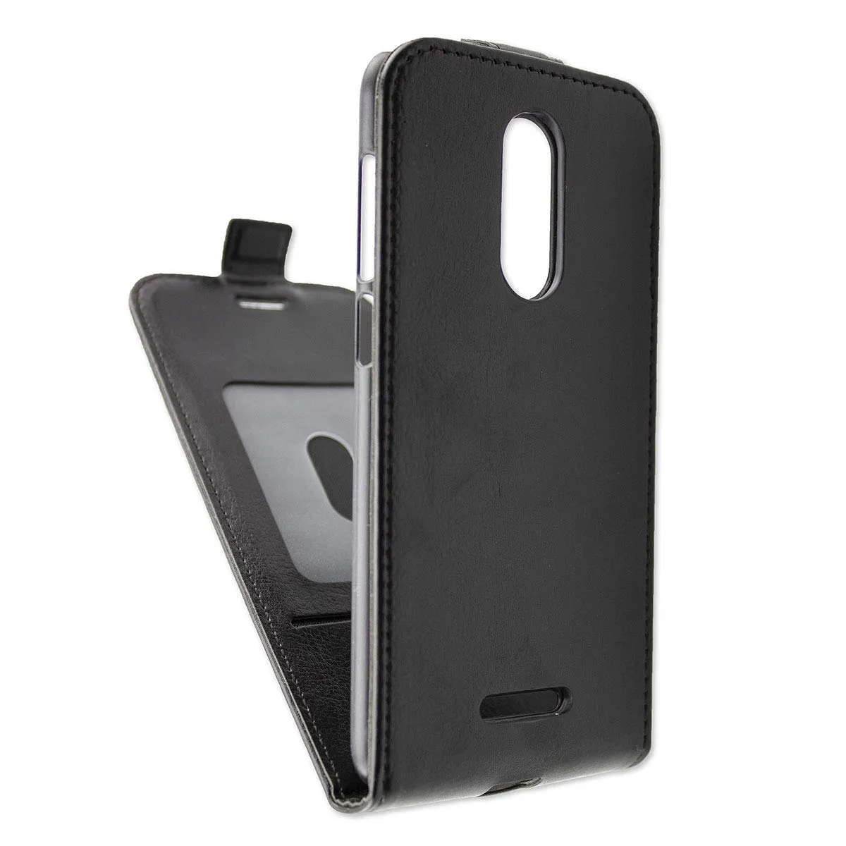 caseroxx Echo Moon cover flip finta pelle nero