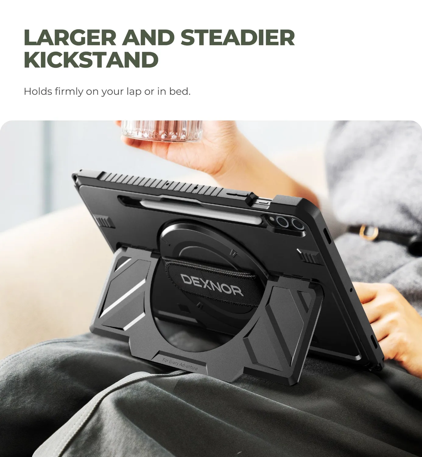 Dexnor Galaxy Tab S10 Plus 12.4 Cover nera