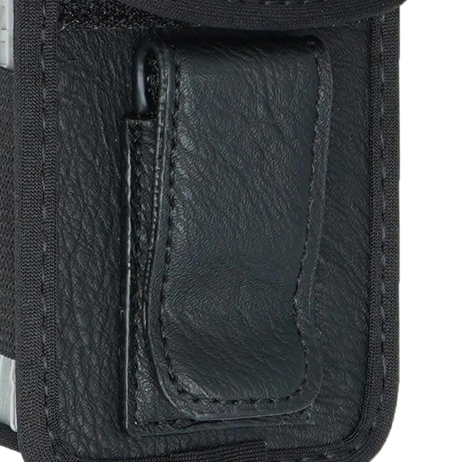 caseroxx Swissphone BOSS fondina cintura nera pelle