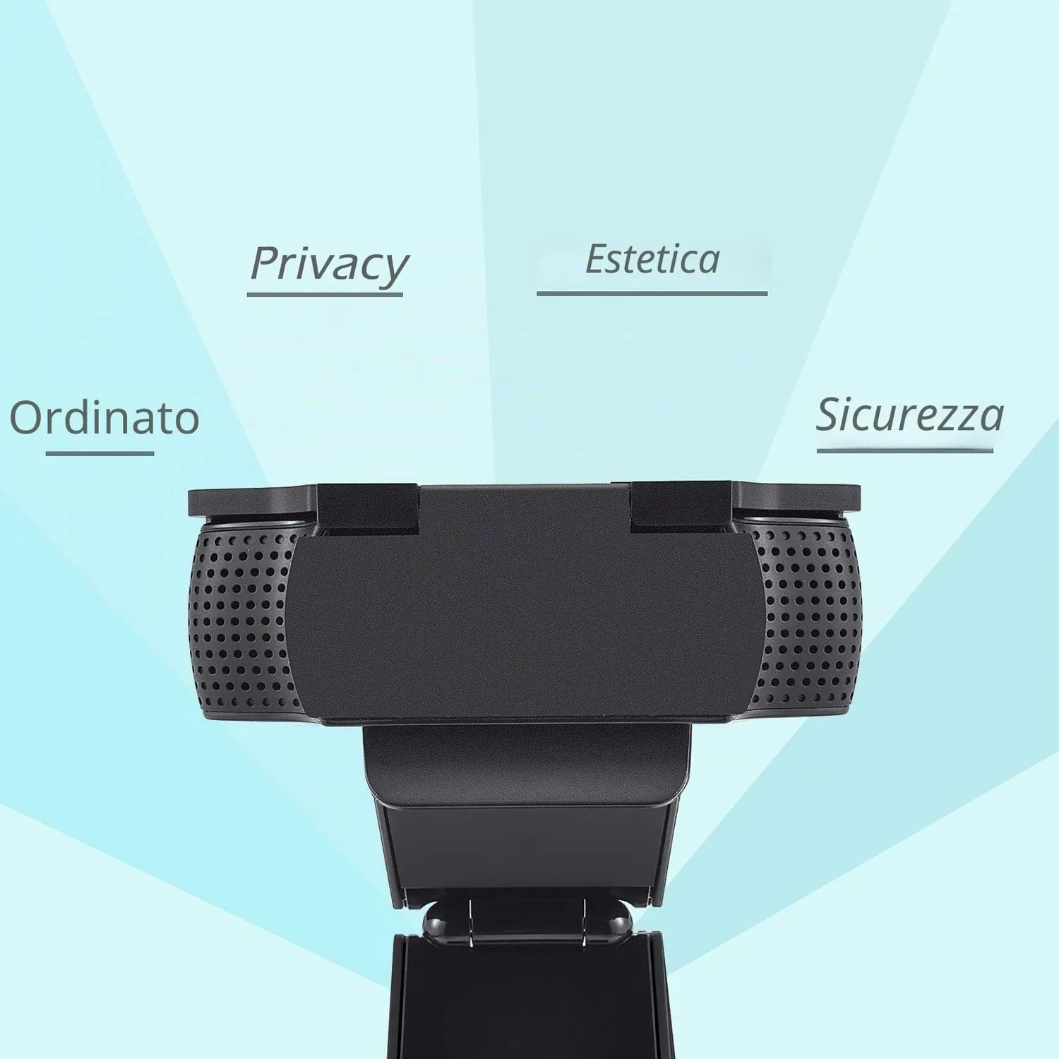 CloudValley cover webcam Logitech C920 C930e copriobiettivo nero